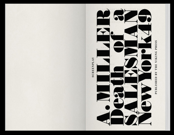 Frontispiece for Death of a Salesman by Arthur Miller (2020)