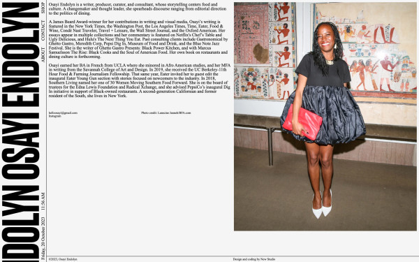 Osayi Endolyn website screenshot