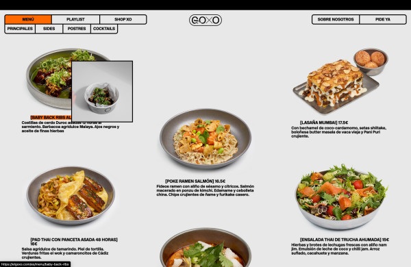 GoXO website screenshot