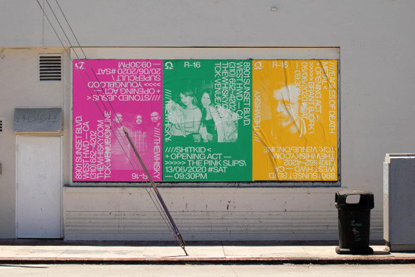 Poster from proposal of rebranding of The Whisy A Go-Go (2020)