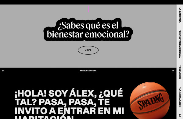 Preguntar Cura website screenshot