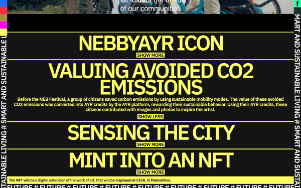 NEBbyAYR website screenshot