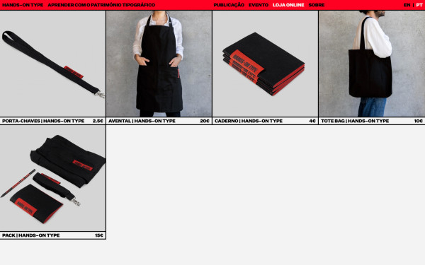 Hands–On Type website screenshot