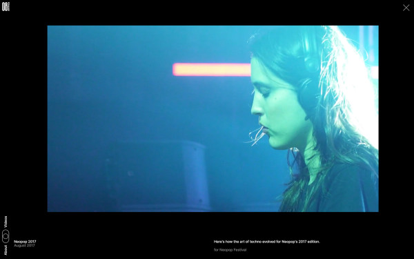 Frame08 website screenshot