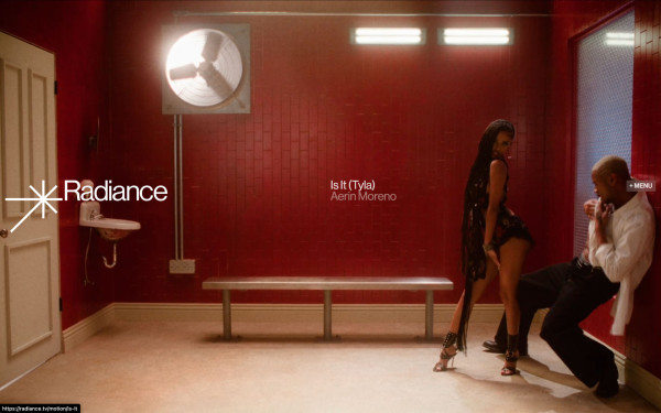 Radiance website screenshot